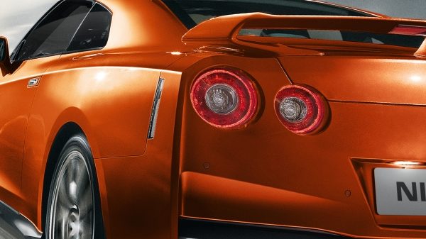 Nissan GT-R iconic round tail lamps